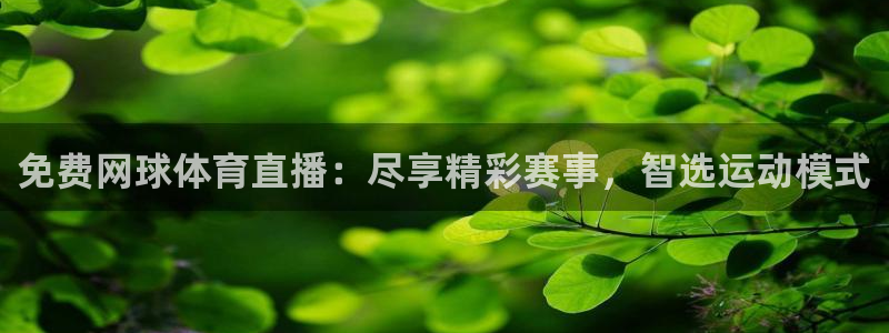 免费网球体育直播：尽享精彩赛事，智选运动模式